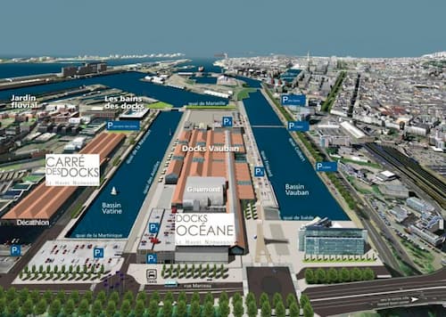 accès carré des docks
