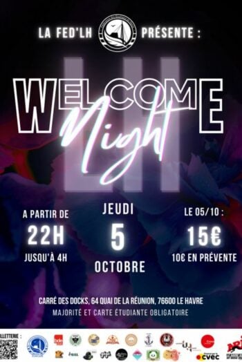 affiche welcome night